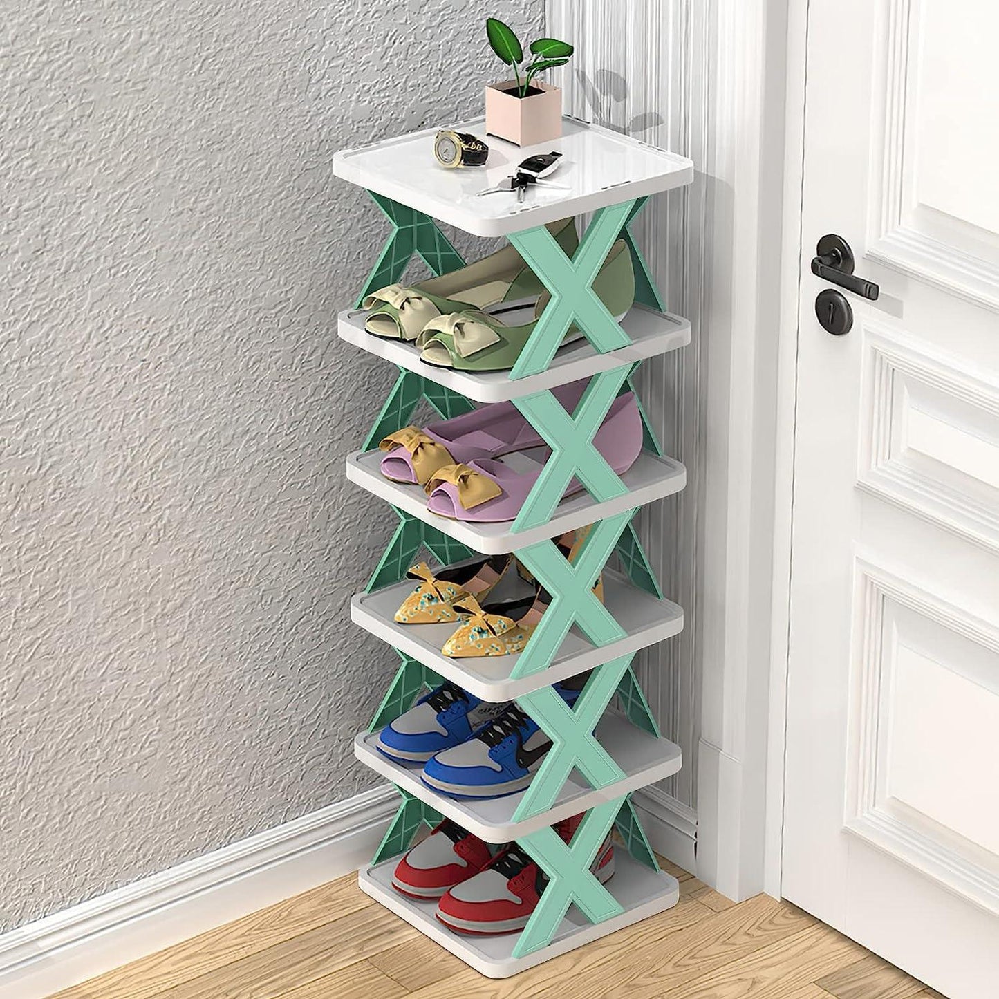 Pantofar modular, Naimeed D5311, modern, ABS, verde
