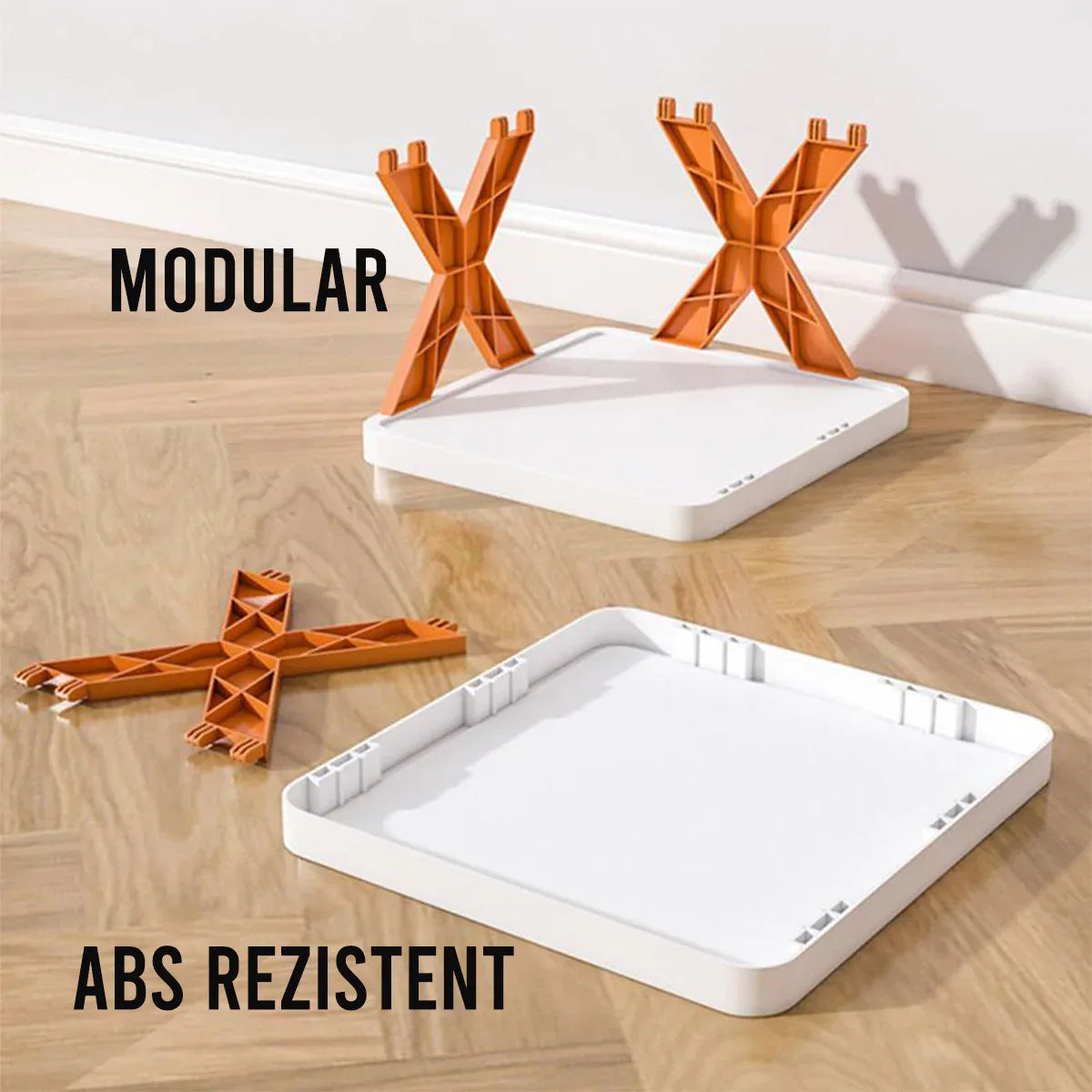 Pantofar modular, Naimeed D5311, modern, ABS, portocaliu