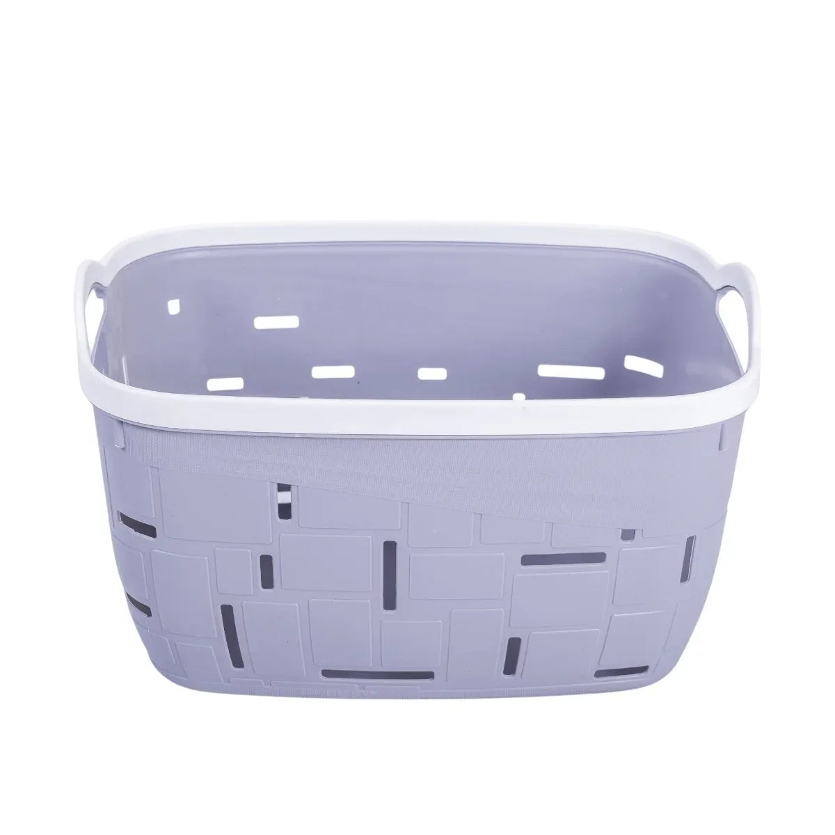Set 3 cosuri depozitare, Naimeed D5341, D5342, D5343, plastic, 34x27x20 cm, 30x23x16 cm, 26x19x14 cm, Gri