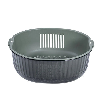 Set strecuratoare cu bol detasabil, Naimeed D5348, plastic, 31x27X12cm, Verde