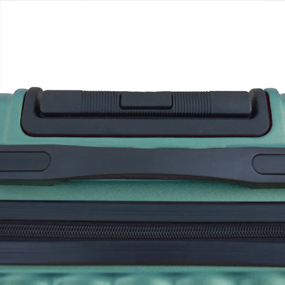Troler voiaj, Naimeed D5388M, 4 roti duble 360 grade, ABS, inchidere cifru, Verde, 42x27x68cm