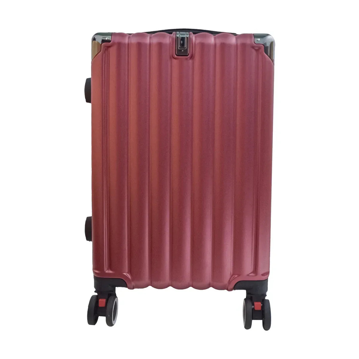 Troler voiaj, Naimeed D5390S, 4 roti duble 360 grade, ABS, inchidere cifru, Rosu, 38x23x60cm