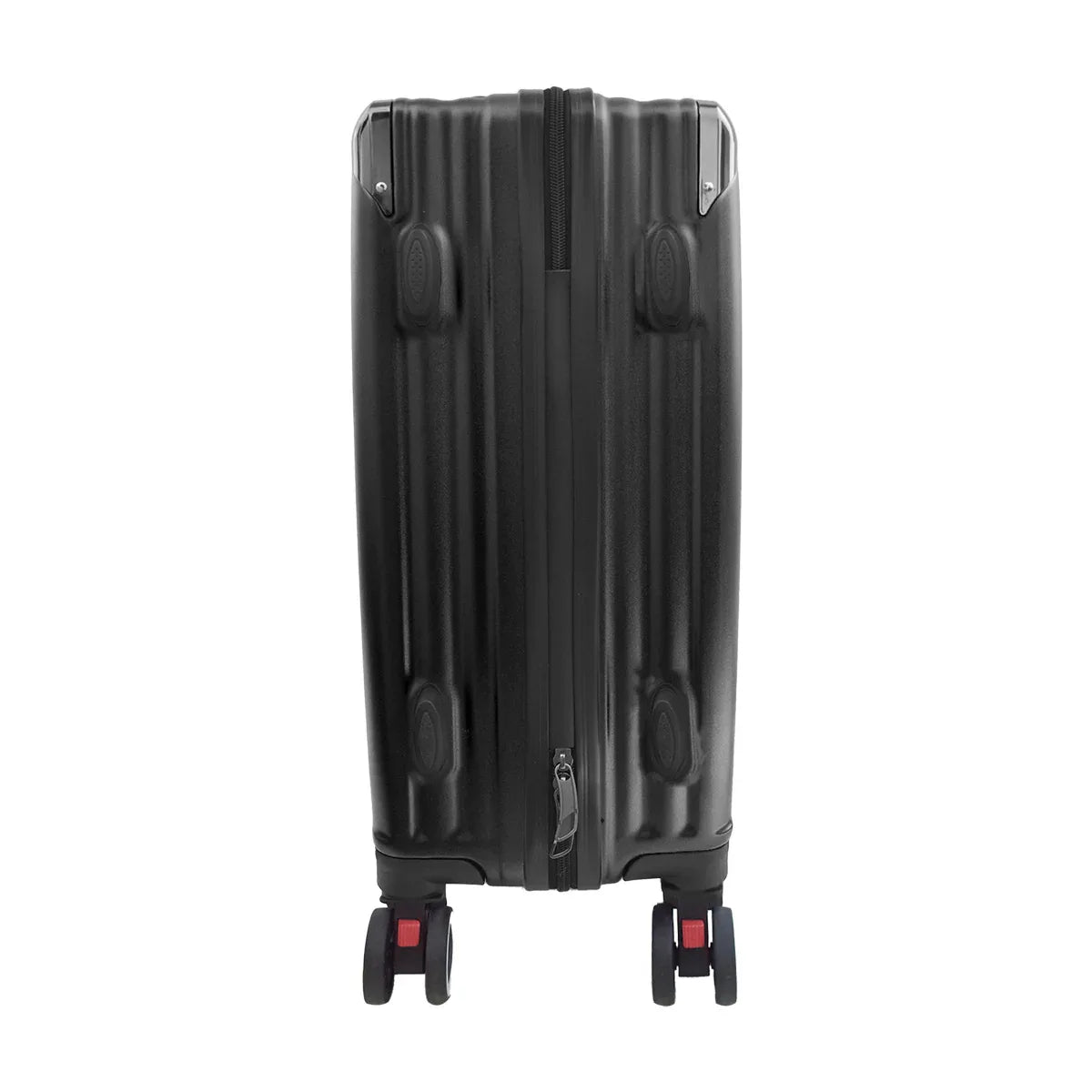 Troler voiaj, Naimeed D5391M, 4 roti duble 360 grade, ABS, inchidere cifru, Negru, 42x27x68cm