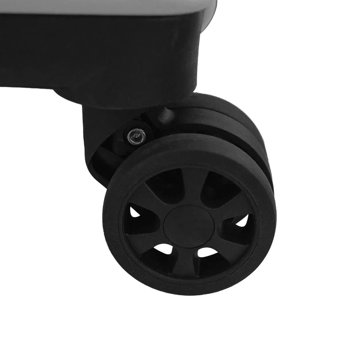 Troler, cabina avion, Naimeed D5394S, Premium Voyage, 4 roti duble 360 grade, ABS, inchidere cifru, Gri, 34x23x55cm