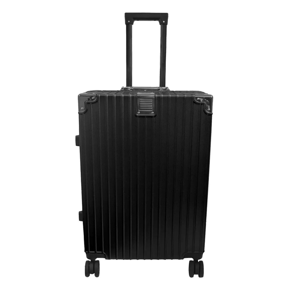 Troler, bagaj de cala, Naimeed D5397M, Premium Voyage, 4 roti duble 360 grade, ABS, inchidere cifru, Negru, 42x28x68cm