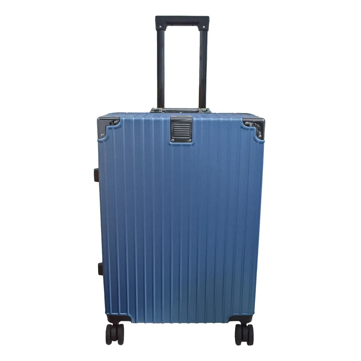 Troler, bagaj de cala, Naimeed D5398M, Premium Voyage, 4 roti duble 360 grade, ABS, inchidere cifru, Albastru, 42x28x68cm