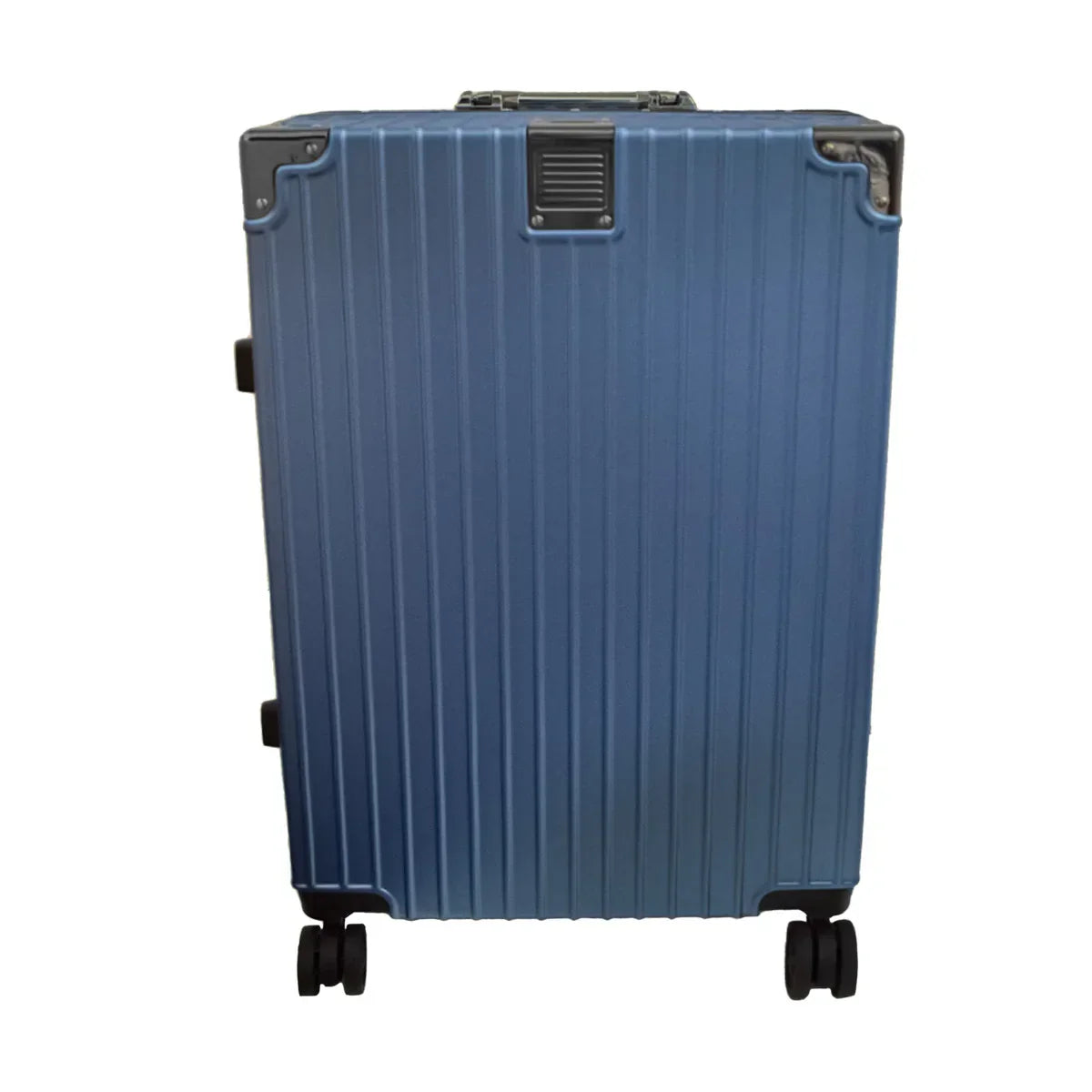 Troler, bagaj de cala, Naimeed D5398L, Premium Voyage, 4 roti duble 360 grade, ABS, inchidere cifru, Albastru, 50x33x77cm