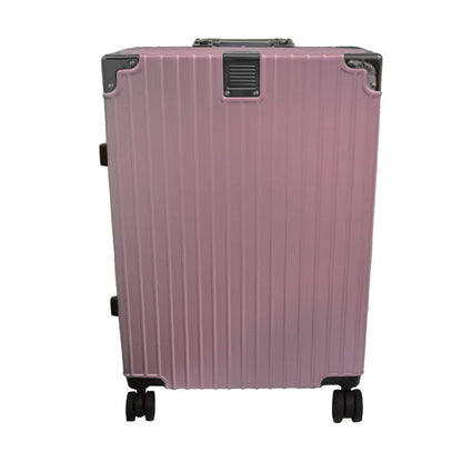 Troler, bagaj de cala, Naimeed D5399L, Premium Voyage, 4 roti duble 360 grade, ABS, inchidere cifru, Roz, 50x33x77cm