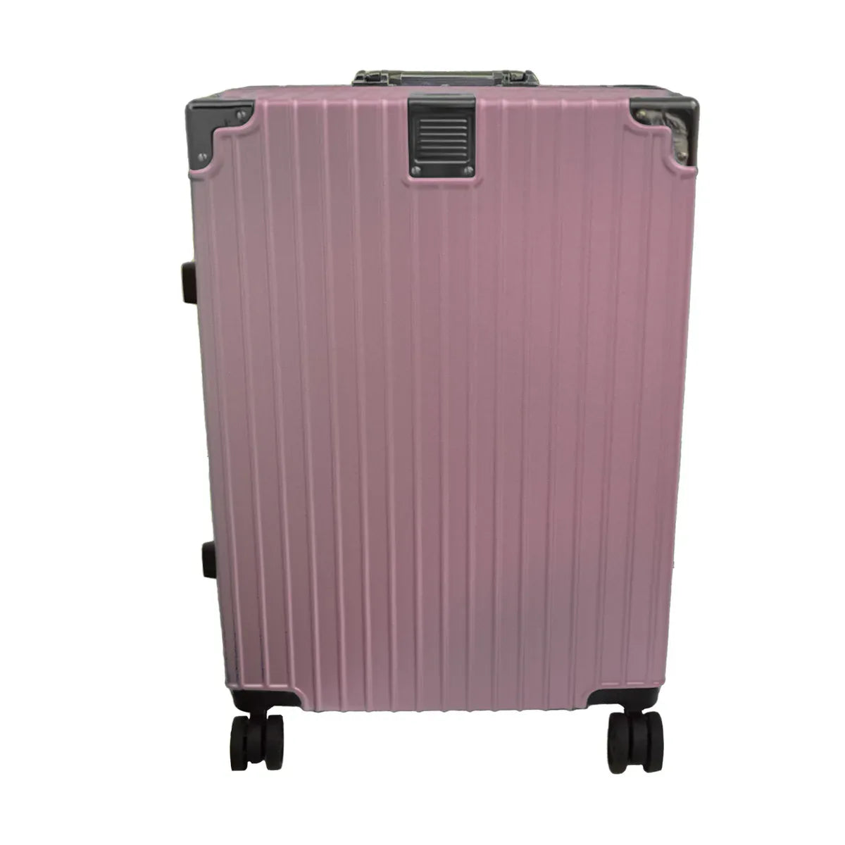 Troler, bagaj de cala, Naimeed D5399M, Premium Voyage, 4 roti duble 360 grade, ABS, inchidere cifru, Roz, 42x28x68cm