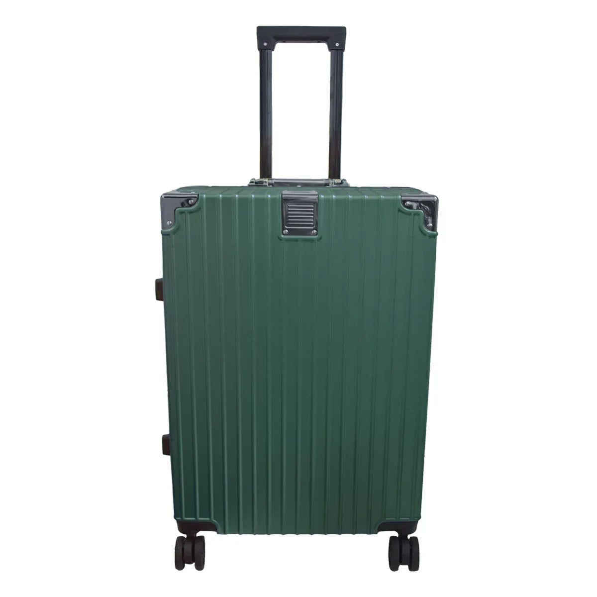 Troler, bagaj de cala, Naimeed D5401M, Premium Voyage, 4 roti duble 360 grade, ABS, inchidere cifru, Verde, 42x28x68cm