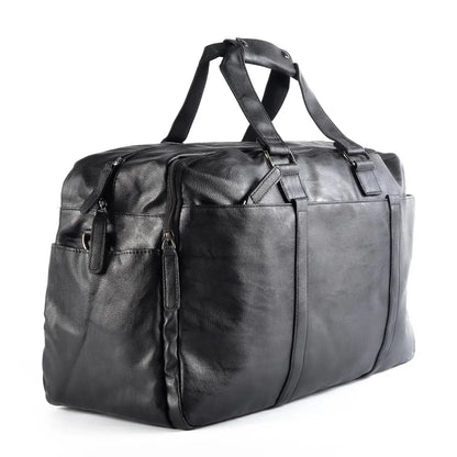 Geanta voiaj, pentru avion, piele ecologica, Naimeed D5405, Companion, Negru, 50x18x28cm