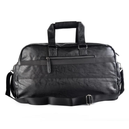 Geanta voiaj, pentru avion, piele ecologica, Naimeed D5405, Companion, Negru, 50x18x28cm