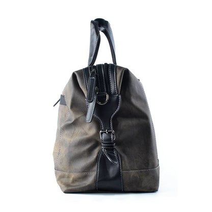 Geanta voiaj, pentru avion, piele ecologica, Naimeed D5406, Companion, Verde militar, 45x20x30cm