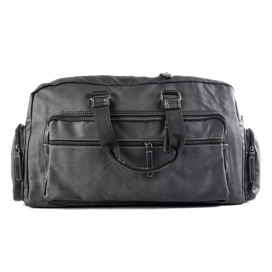 Geanta voiaj, pentru avion, piele ecologica, Naimeed D5407, Companion, Gri, 48x17x27cm