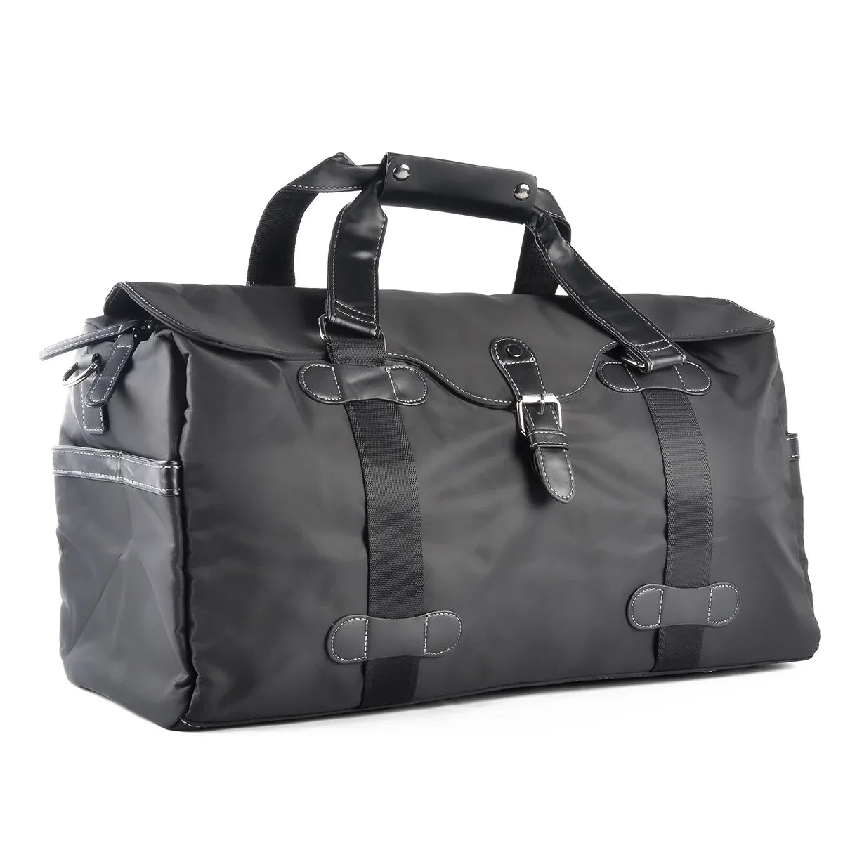 Geanta voiaj, pentru avion, Naimeed D5417, Oxford, Negru, 48x20x30cm