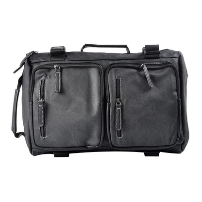 Geanta voiaj, pentru avion, piele ecologica, Naimeed D5420, Companion, Negru, 45x15x30cm
