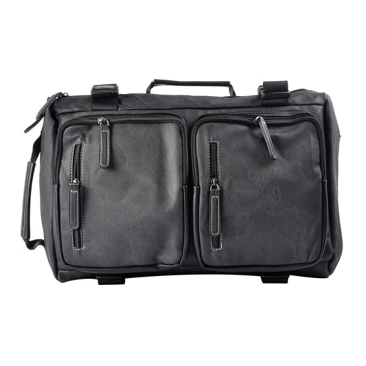 Geanta voiaj, pentru avion, piele ecologica, Naimeed D5420, Companion, Negru, 45x15x30cm