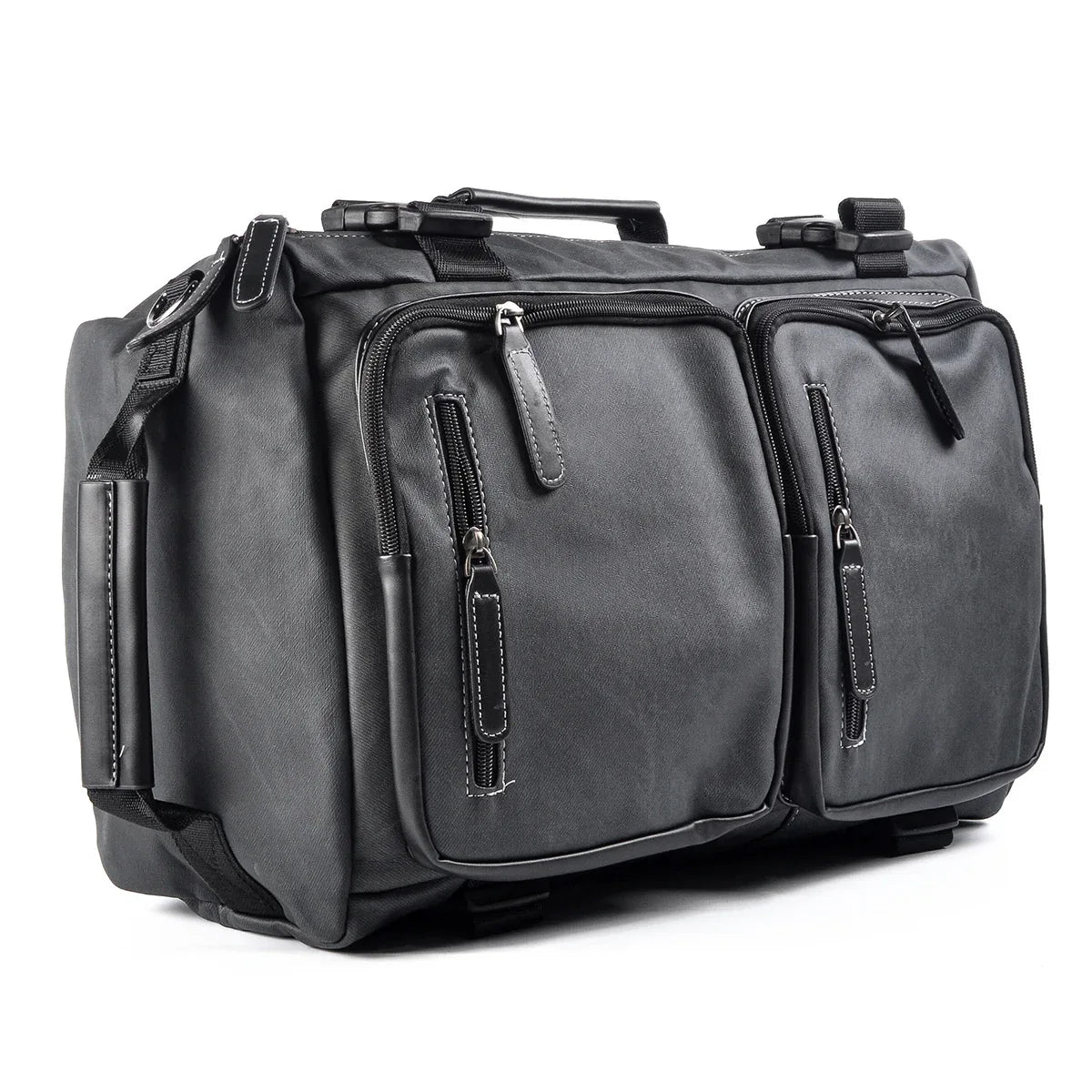 Geanta voiaj, pentru avion, piele ecologica, Naimeed D5420, Companion, Negru, 45x15x30cm