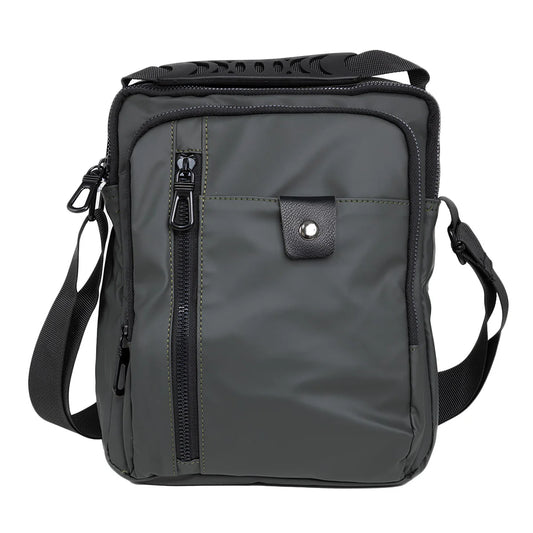 Borseta barbati, de umar, Naimeed D5441, Oxford, Gri, 22x5x27cm