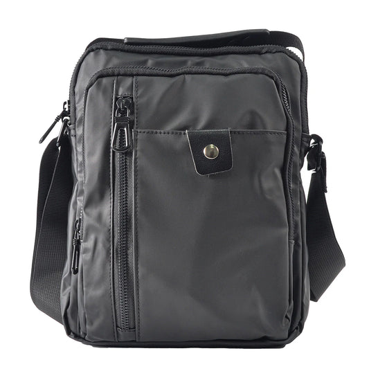 Borseta barbati, de umar, Naimeed D5442, Oxford, Gri, 22x5x27cm