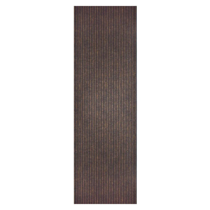 Set 5 panouri decorative, riflaj, polimer rigid, Naimeed D5460, 270x30x0.5cm, Maro