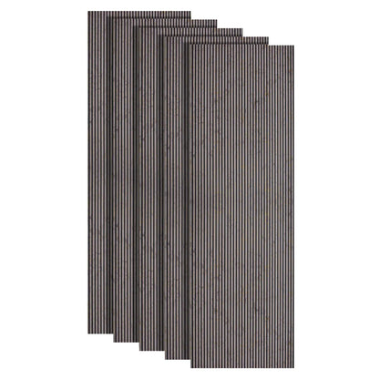 Set 5 panouri decorative, riflaj, polimer rigid, Naimeed D5462, 270x30x0.5cm, Crem