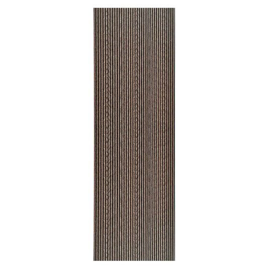 Set 5 panouri decorative, riflaj, polimer rigid, Naimeed D5467, 270x30x0.5cm, Maro