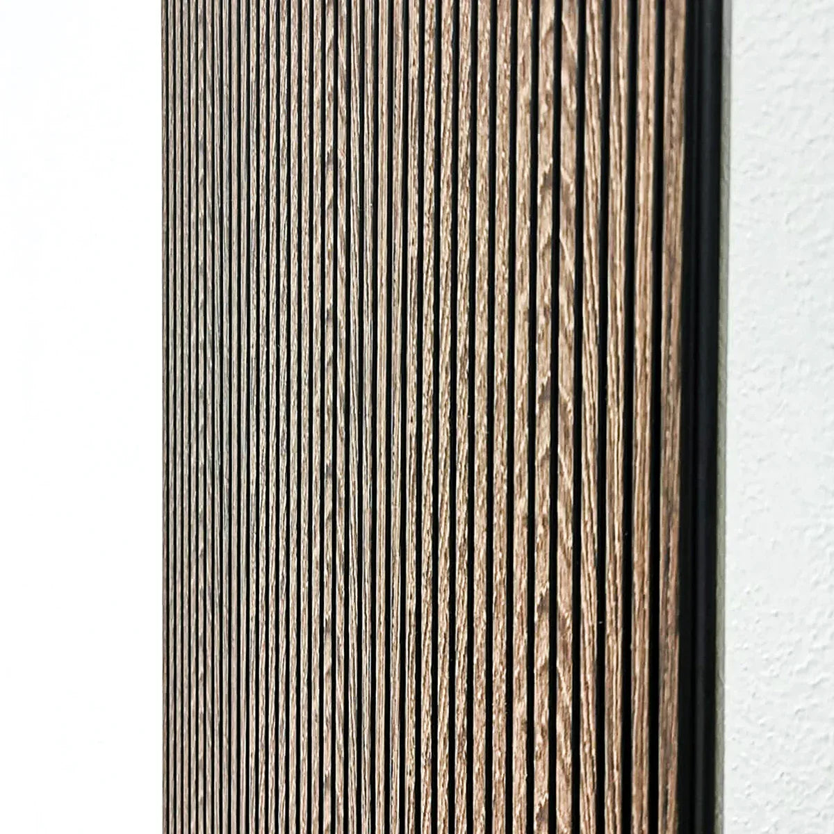 Set 5 panouri decorative, riflaj, polimer rigid, Naimeed D5467, 270x30x0.5cm, Maro