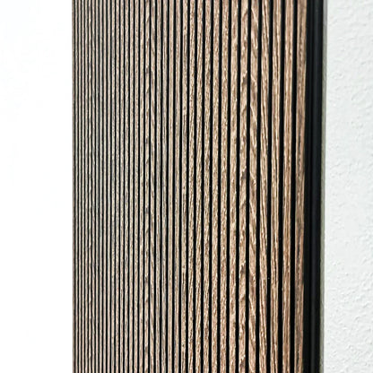 Set 5 panouri decorative, riflaj, polimer rigid, Naimeed D5467, 270x30x0.5cm, Maro