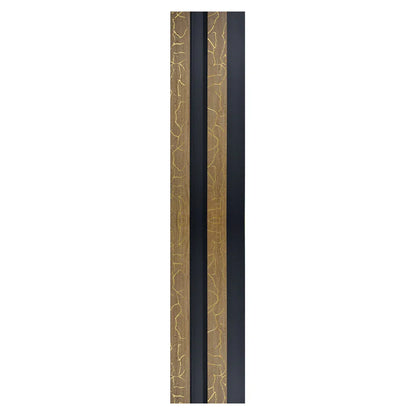 Set 5 panouri decorative, riflaj, polimer rigid, Naimeed D5477, 270x12x2cm, Maro
