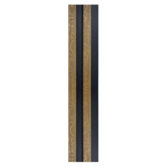 Set 5 panouri decorative, riflaj, polimer rigid, Naimeed D5477, 270x12x2cm, Maro