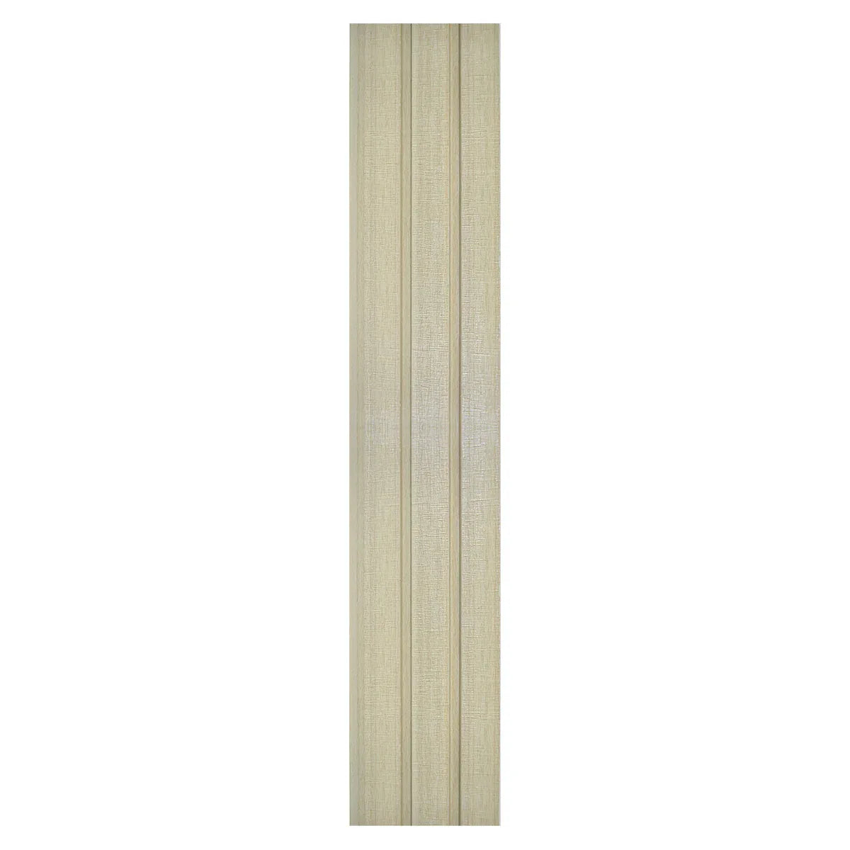 Set 5 panouri decorative, riflaj, polimer rigid, Naimeed D5482, 270x12x1cm, Crem deschis