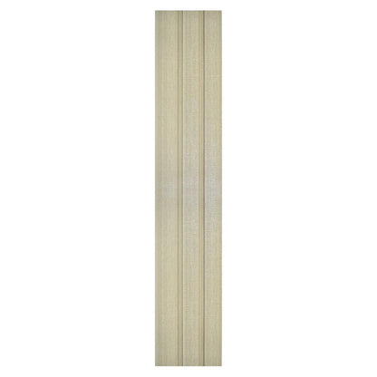 Set 5 panouri decorative, riflaj, polimer rigid, Naimeed D5482, 270x12x1cm, Crem deschis