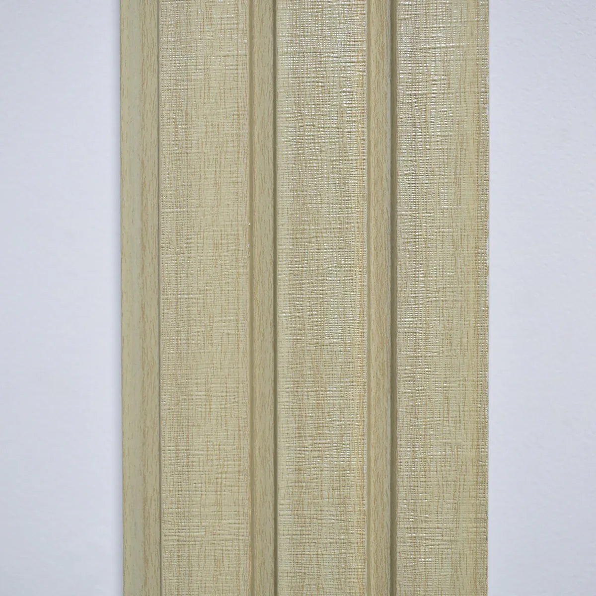 Set 5 panouri decorative, riflaj, polimer rigid, Naimeed D5482, 270x12x1cm, Crem deschis