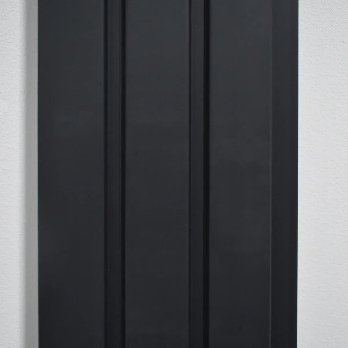 Set 5 panouri decorative, riflaj, polimer rigid, Naimeed D5483, 270x12x1cm, Negru