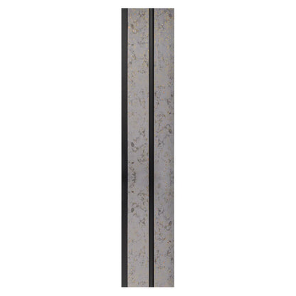 Set 5 panouri decorative, riflaj, polimer rigid, Naimeed D5487, 270x12x1cm, Crem