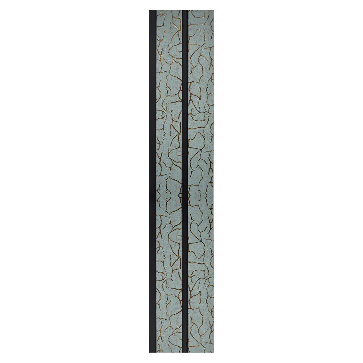 Set 5 panouri decorative, riflaj, polimer rigid, Naimeed D5488, 270x12x1cm, Turcoaz