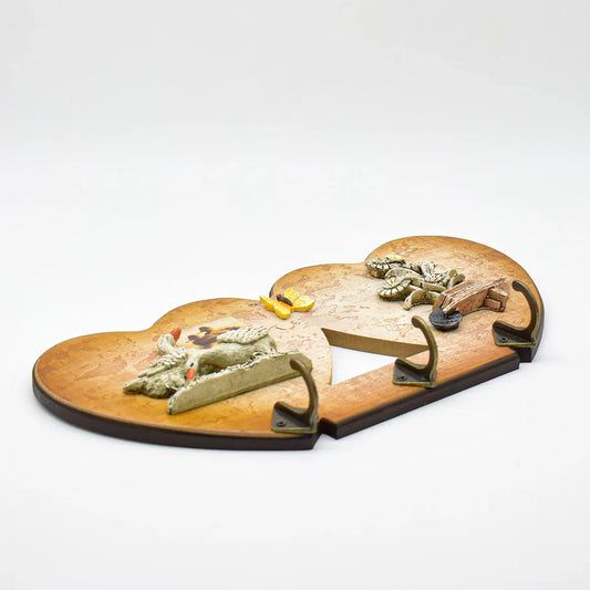 Cuier decorativ D55, 32x16,5 cm, m1