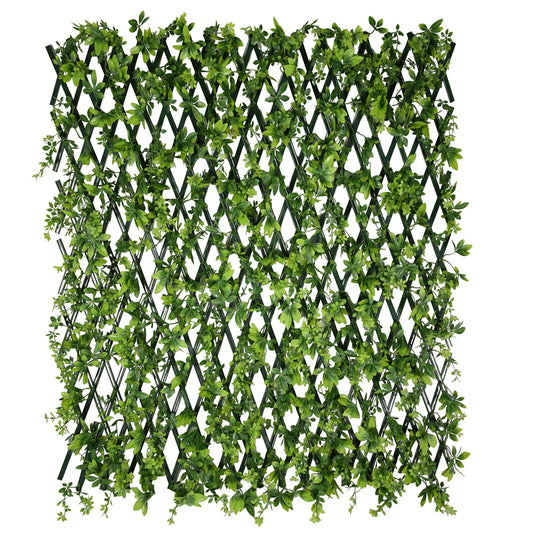 Paravan verde artificial, extensibil, Naimeed D5574, Verde