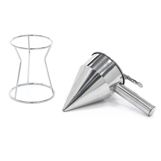 Dozator pentru aluat si topping, Naimeed D5575, inox, cu suport