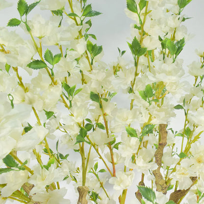 Copac artificial, Cires (Sakura) fara ghiveci, Naimeed D5603, 180x100 cm, Alb