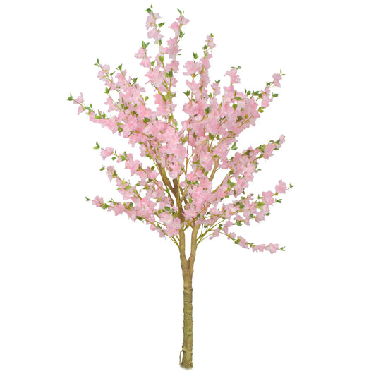Copac artificial, Cires (Sakura) fara ghiveci, Naimeed D5603, 180x100 cm, Roz