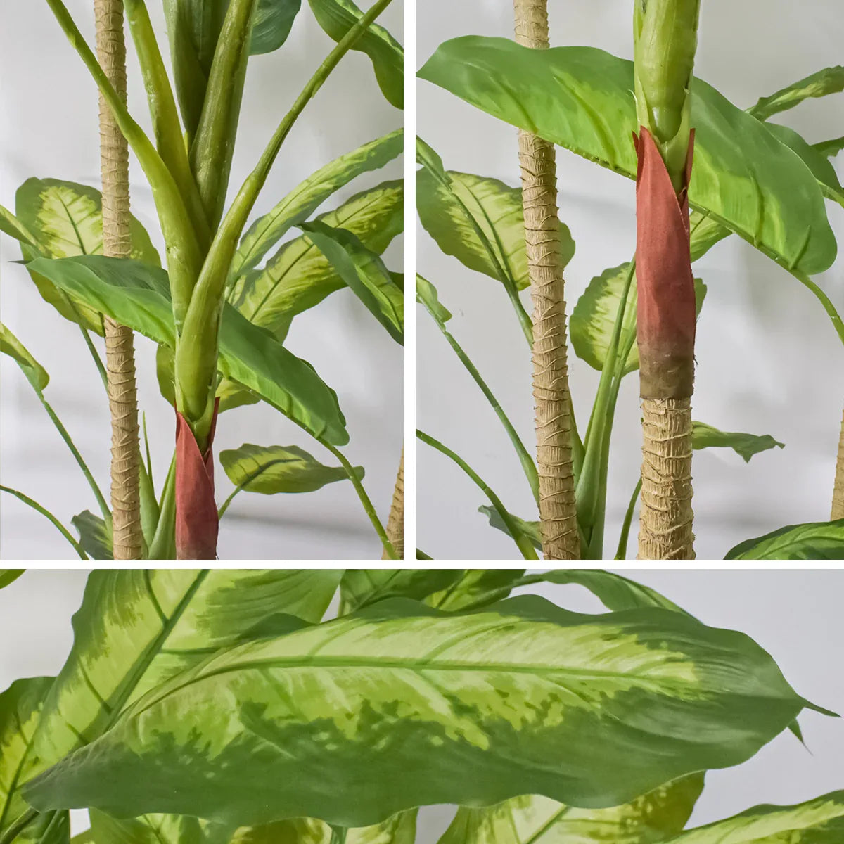 Copac artificial, Dieffenbachia Seguine fara ghiveci, Naimeed D5605, 215x80 cm, Verde