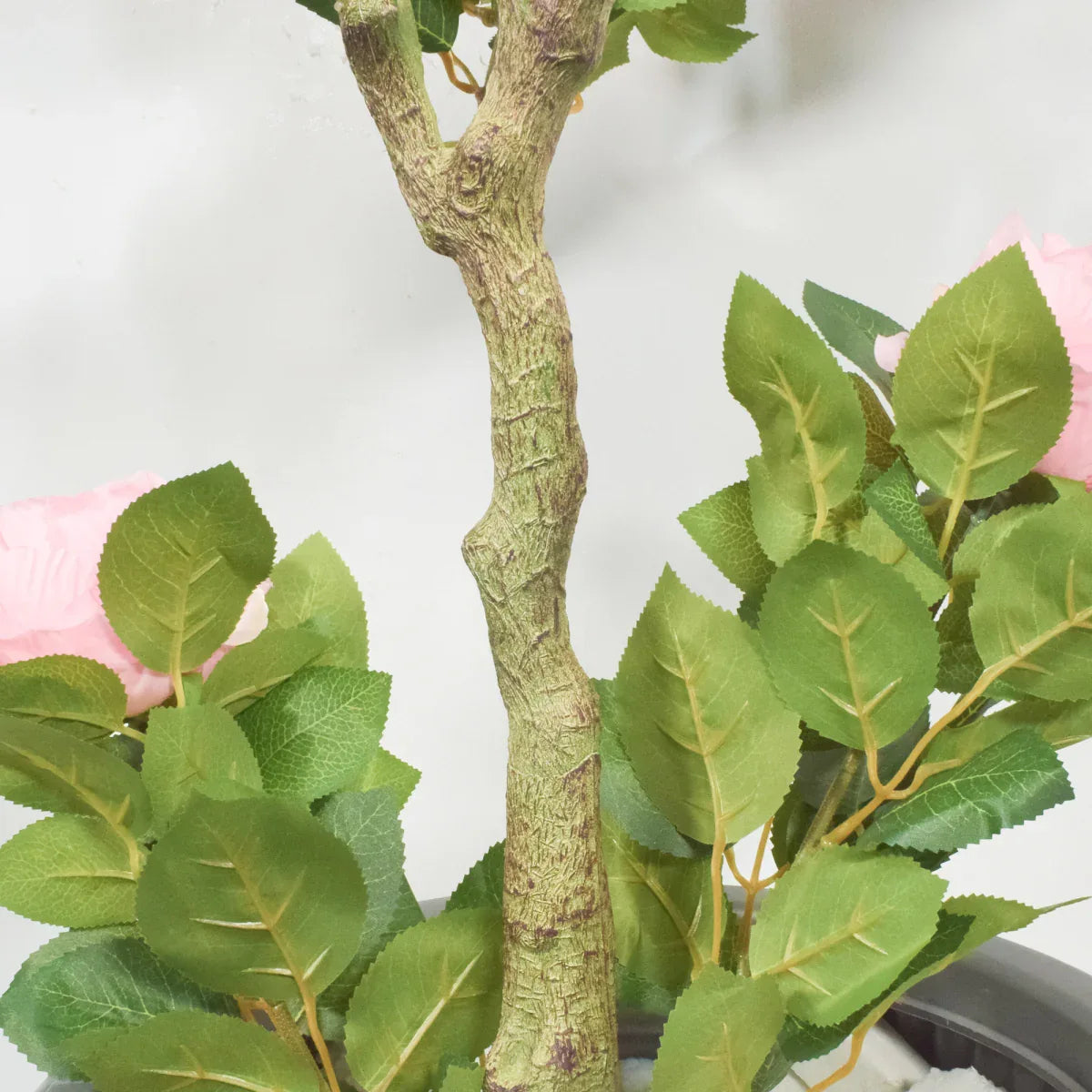 Copac artificial, Trandafir fara ghiveci, Naimeed D5611, 125x65 cm, Roz