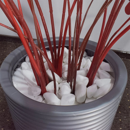 Planta artificiala, Stromanthe Sanguinea fara ghiveci, Naimeed D5619, 140x30 cm, Galben