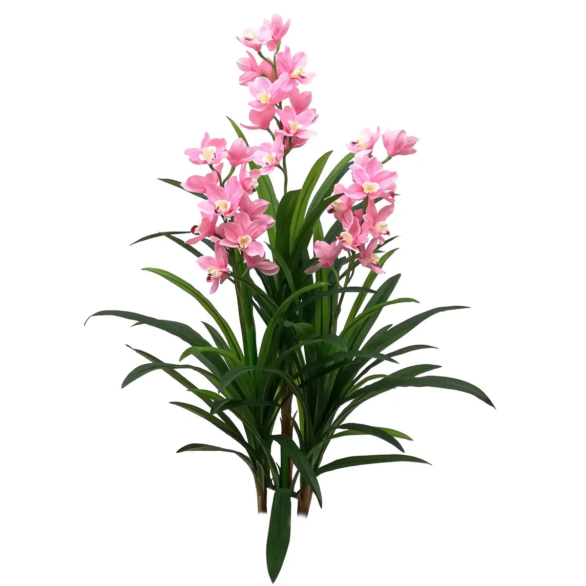 Floare artificiala, Orhidee barca fara ghiveci, Naimeed D5620, 120x100 cm, Roz