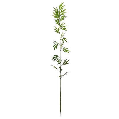 Crenguta decorativa cu frunze,bambus , Naimeed D5637, 200x30 cm, Verde