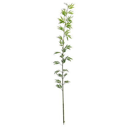 Crenguta decorativa cu frunze, bambus, Naimeed D5638, 248x30 cm, Verde
