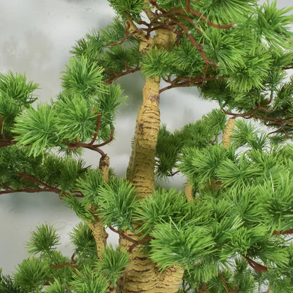Copac artificial, Bonsai Pin fara ghiveci, Naimeed D5644, 166x85 cm, Verde Deschis