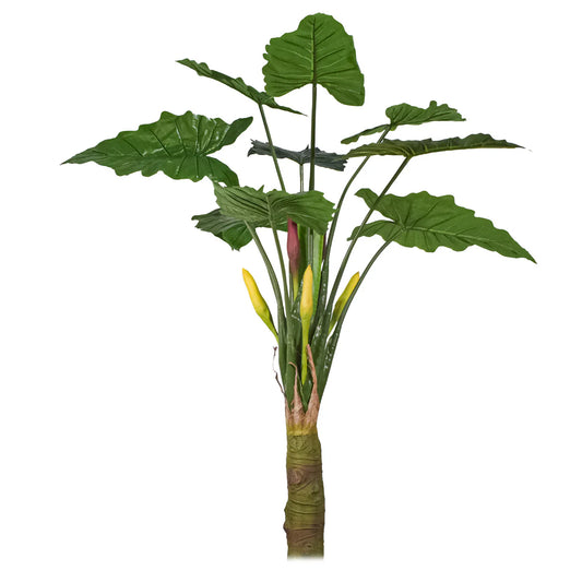 Planta artificiala,Caladium Taro fara ghiveci, Naimeed D5651, 210x177 cm Verde